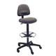 Safco Precision Drafting Chair Dark Gray w/Footring (3401DG)