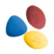 Alvin Oval and Triangular Graphite Erasers in Assorted Colors 15/box (1070AE)