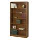 Safco Oak Veneer 6 Shelf Bookcase 72
