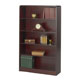 Safco Mahogany Veneer 5 Shelf Bookcase 60