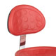 Safco SitStar Stool Red Back Rest (6661RD)