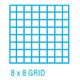 Dataprint 16 lb Manual Drafting Vellum Non-Repro 8X8 Grid 18