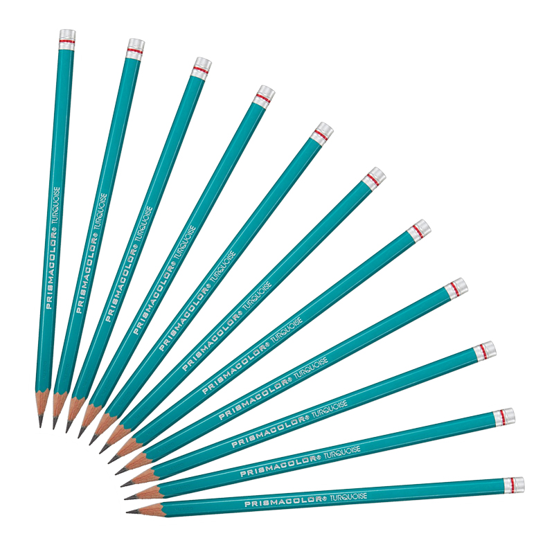 Prismacolor 2264 Turquoise 2H Drawing Pencils 24 Count 