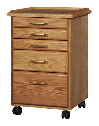 Click here to view larger image SMI Medium Oak Taboret 5 Drawers
