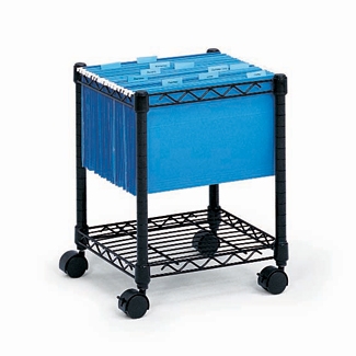 Safco Mobile File Cart Metallic Gray (5205GR)