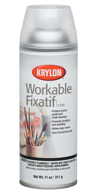 Krylon Workable Fixatif Spray 11 oz (1306)