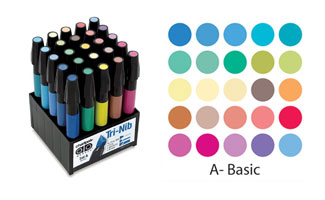Chartpak Basic 25 AD Marker Set (Set A)