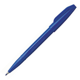 Pentel Sign Pens Blue 12/Box (S520-C)
