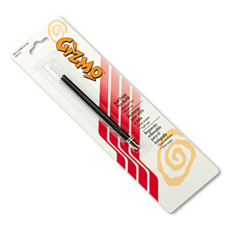 Pentel Gizmo & Ergonomix Refill Black 2/pk (BKS10HBP2A-K6)