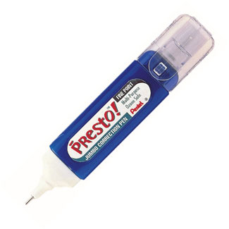 Pentel Presto Jumbo Correction Pen Fine Point (ZL31-W)