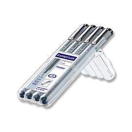 Staedtler Wallet Pigmented Liner 4/set (308 WP4)