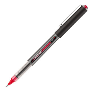 Uni Ball Vision Roller Pen .5mm Point Red 12/Box (60117)