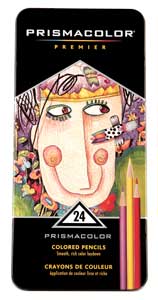 Prismacolor Premier Colored Pencil 24-Color Set (3597)