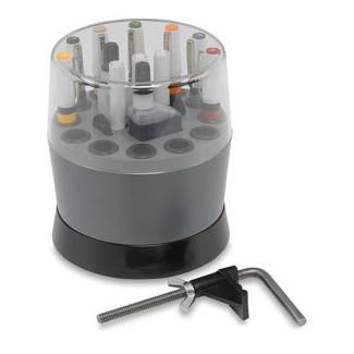 Koh-I-Noor Rapidograph Humidified Revolving 7 Pen Set w/Stainless Steel Point (3165-HRS7)