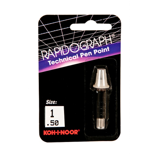 Koh-I-Noor Rapidograph Replacement Stainless Steel Point 1/.50mm