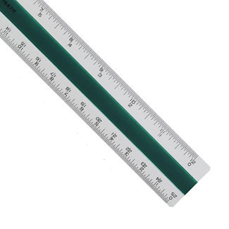 Alvin Architects, Engineers & Surveyors Metric 30cm Plastic 4-Bevel Scale (764PM)