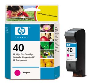 HP 40 Magenta Ink Cartridge 42ml (HP51640M)