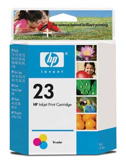 HP 23 Tri-Color Ink Cartridge 30ml (C1823D)