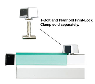 Safco Chrome Wing Knob for Safco vertical file system 12/pk (4311)