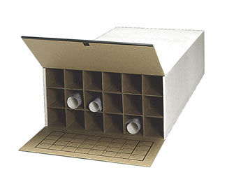 Safco Tube-Stor KD Stackable Roll Files 18 Tubes 37
