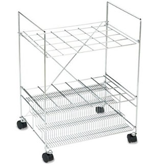 Safco Chrome Wire Roll File (3089)