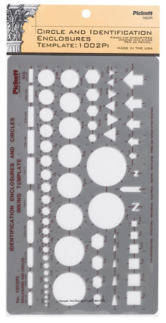 Circle & Identification Enclosures Template (P1002I)