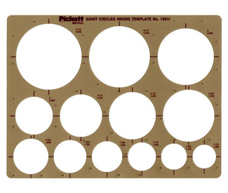 Giant Circles Template (1201I)