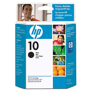 HP 10 Black Ink Cartridge 69ml (C4844A)