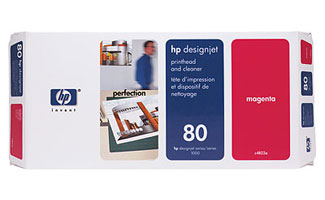 HP 80 Magenta Printhead & Cleaner Kit (C4822A)