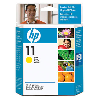 HP 11 Yellow Ink Cartridge 28ml (C4838A)