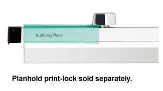 Safco Vertical File Green Plastic Label Holder 12/pk (4313)