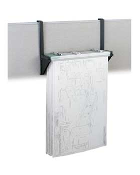 Safco Cubicle Wall Rack Drop/Lift for drawings (5029)