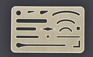Pacific Arc Erasing Shield S/S 12 Holes (ER-12)