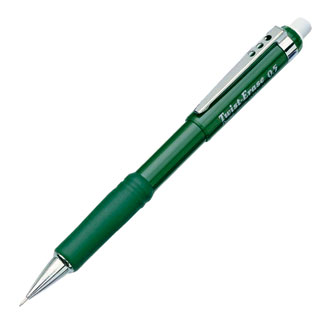 Pentel Twist-Erase III Green Barrel .5mm Pencil (QE515D)