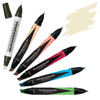 Prismacolor Premier Chisel/Fine Tip Art Marker Wheat PM 196 (6269)