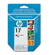 HP 17 Tri-Color Ink Cartridge (C6625AN)