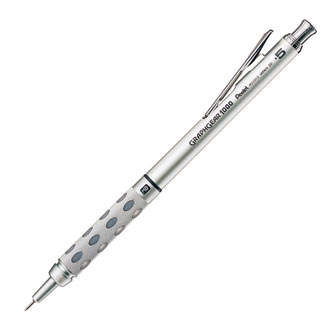 Pentel Graph Gear 1000 Gray Drafting Pencil .5mm (PG1015A)