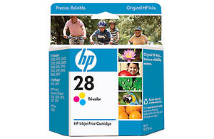 HP 28 Tri-Color Ink Cartridge (C8728AN)