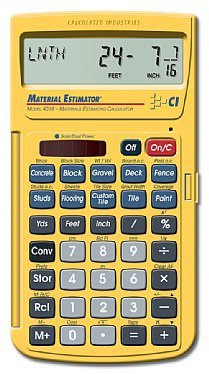 Calculated Industries Material Estimator Calculator (4019)