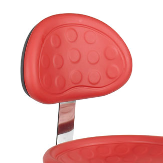 Safco SitStar Stool Red Back Rest (6661RD)