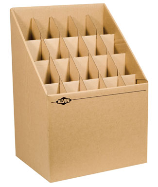 Click here to view larger image Alvin Upright Roll File 20 Tube Capacity (ARF20)