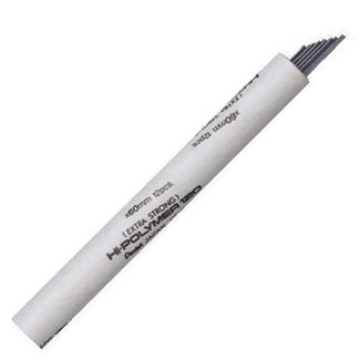 Pentel Premium Hi-Polymer Leads B .5mm 12 per tube (C525-B)