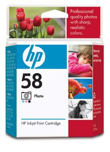 HP 58 Photo Ink Cartridge (C6658AN)