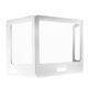 ARC Cube Mate Junior Mobile Desk Screen 20" High (4068-10)